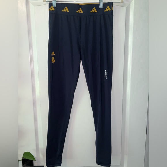 adidas Real Madrid 2023 Navy Leggings - Picture 2 of 7